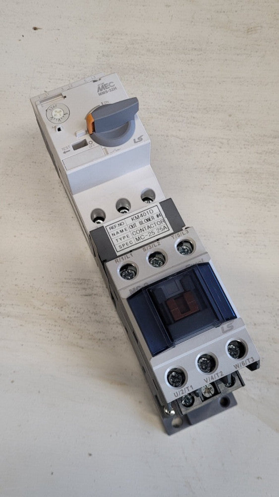 LS MEC MMS-32H Manual Motor Controller 9-13A w/ MC-9 Contactor KM401D