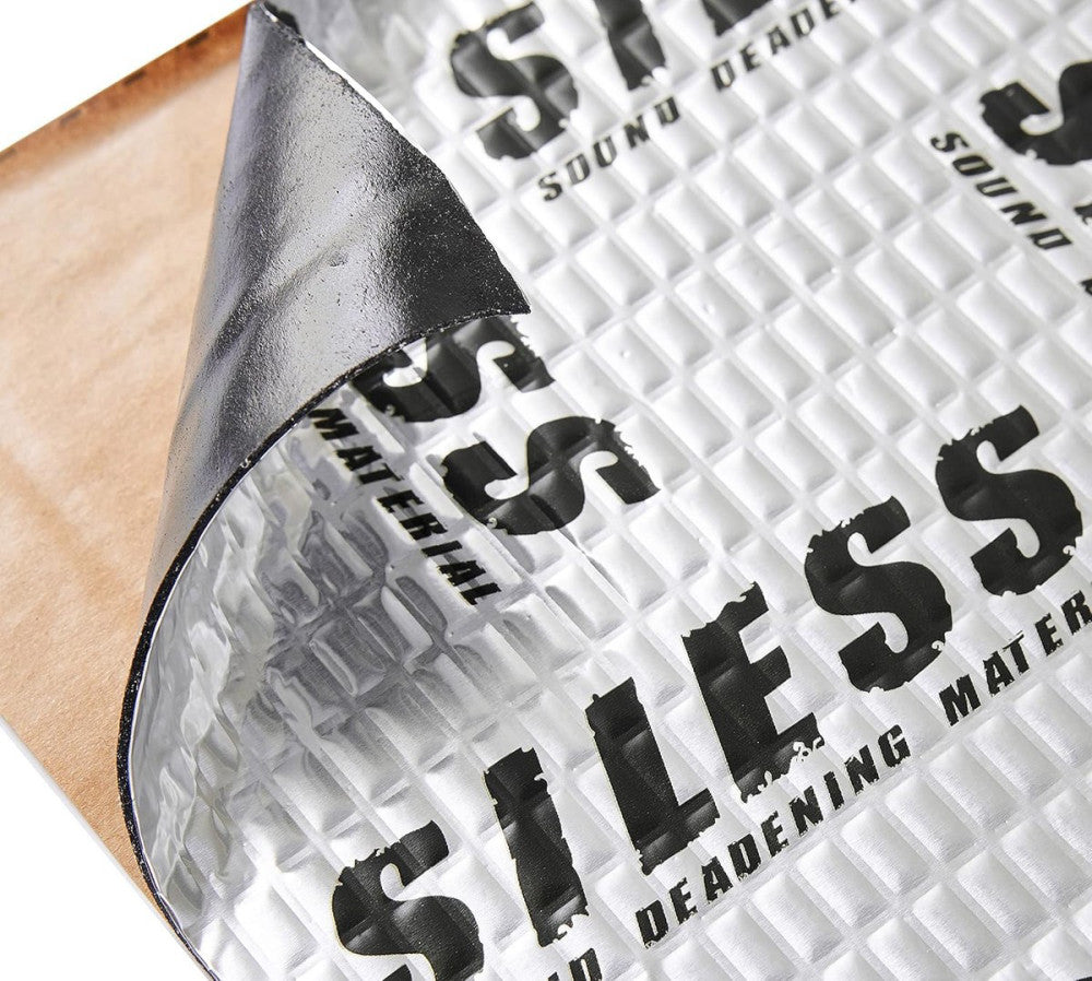Siless 80 mil (2mm) Car Sound Deadening mat - Butyl Automotive 10 sqft 