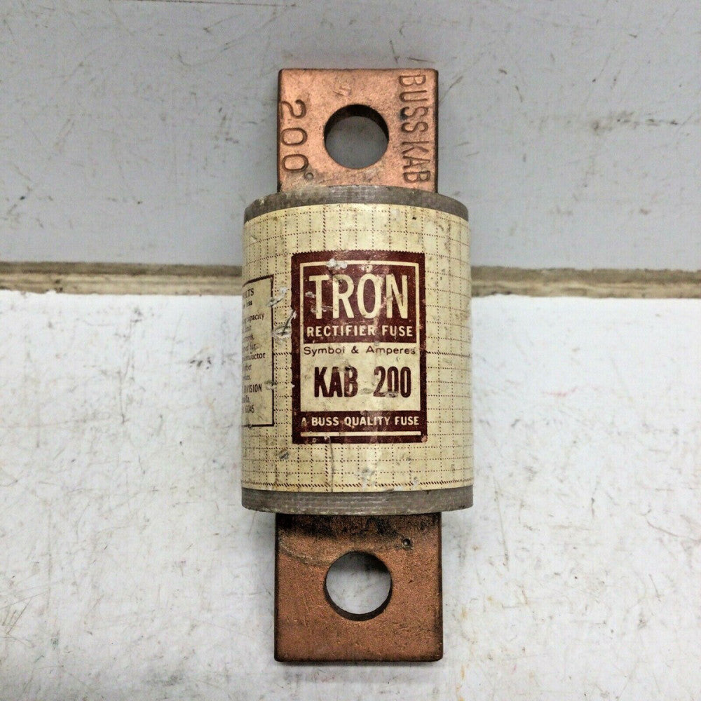 BUSS BUSSMANN TRON KAB 200 Rectifier Fuse 200 AMP 250V 
