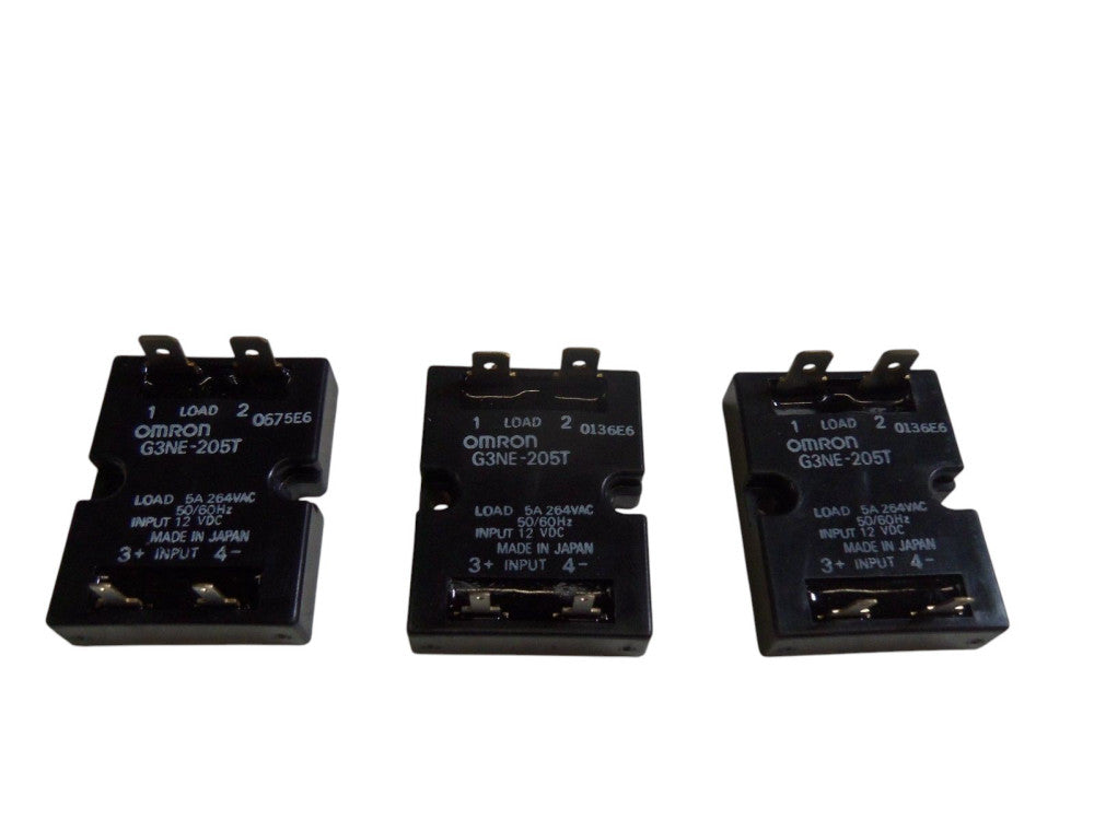 LOT OF 3 OMRON G3NE-205TV NSNP