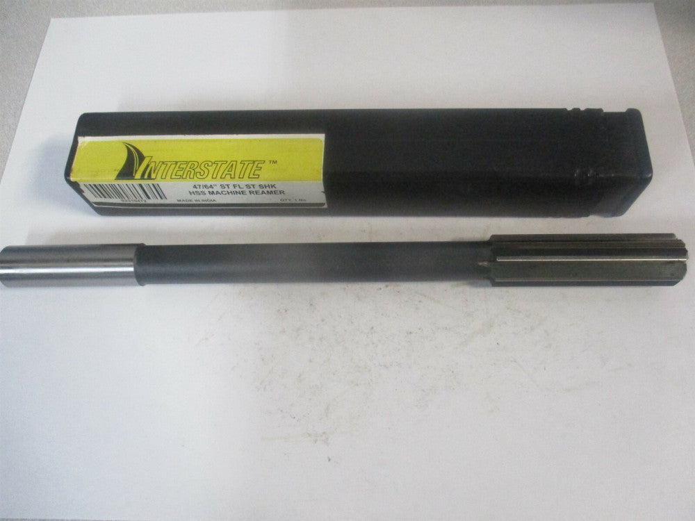 (144429604764000) 47/64″ x 2-1/2" x 9-1/2" OAL High Speed Steel Chucking Reamer