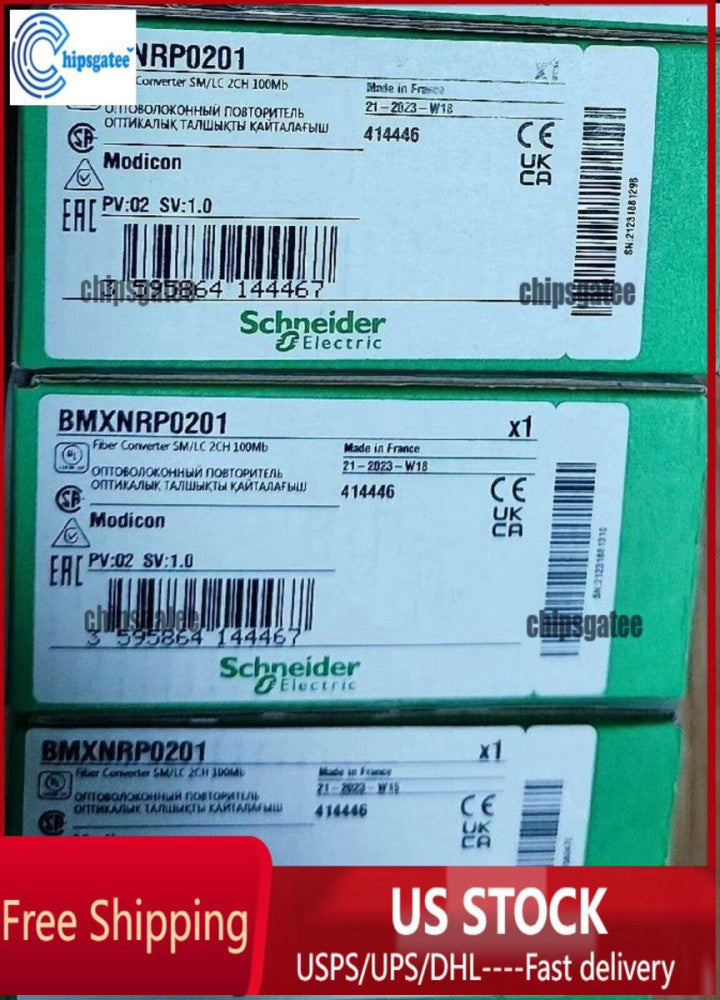 Schneider Electric BMXNRP0201 New factory sealed Modicon X80 - Ethernet RIO