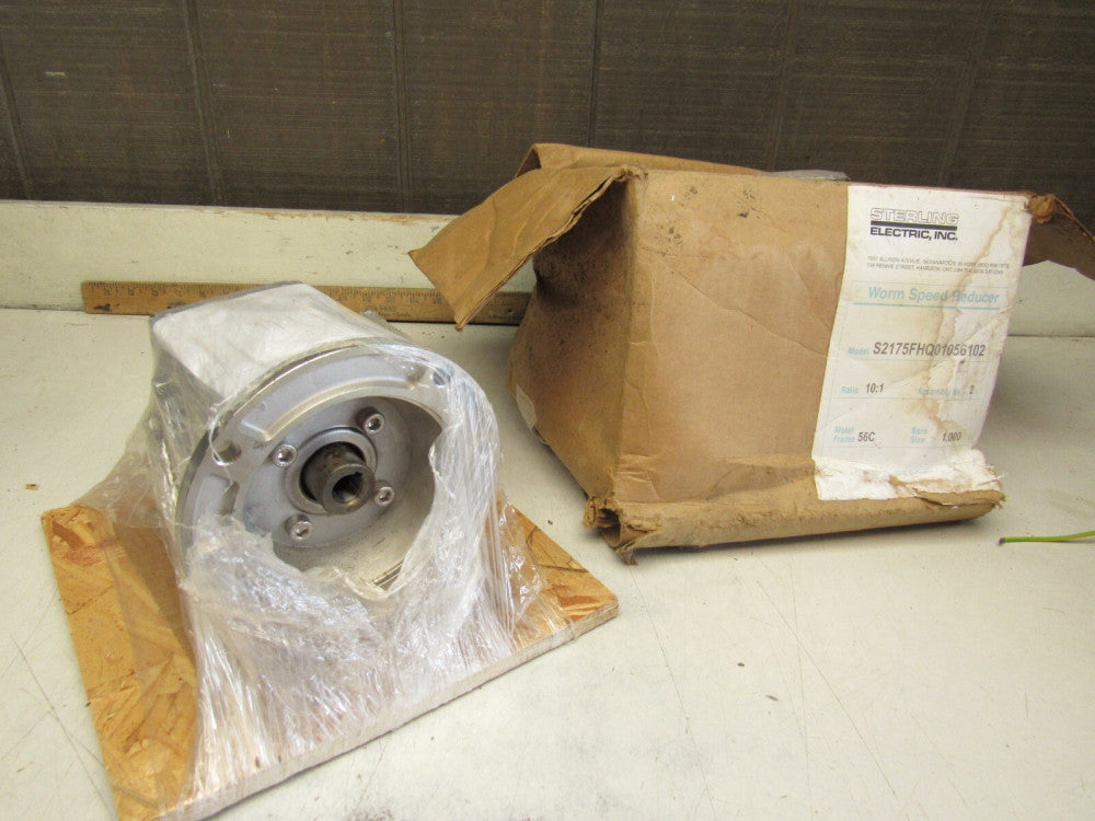 STERLING ELECTRIC S2175FHQ01056102 1750RPM 1.368HP 10:1 STAINLESS NEW IN BOX !! 