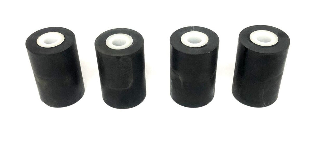 Unbranded 1.37 Inch OD Roller Wheel 0.40 Inch Bore [Lot Of 4] NOS