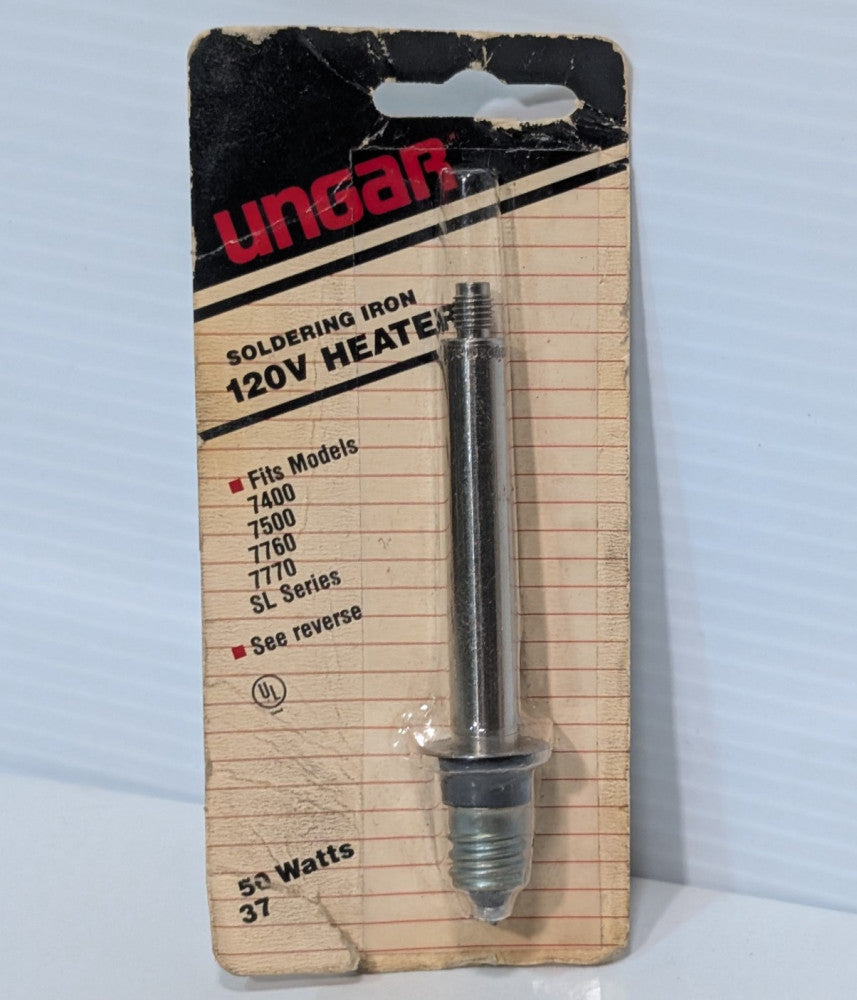 Ungar 50W, 37 Soldering Iron 120V Heater Tip for 7400, 7500, 7760, 7770, SL-Ser.