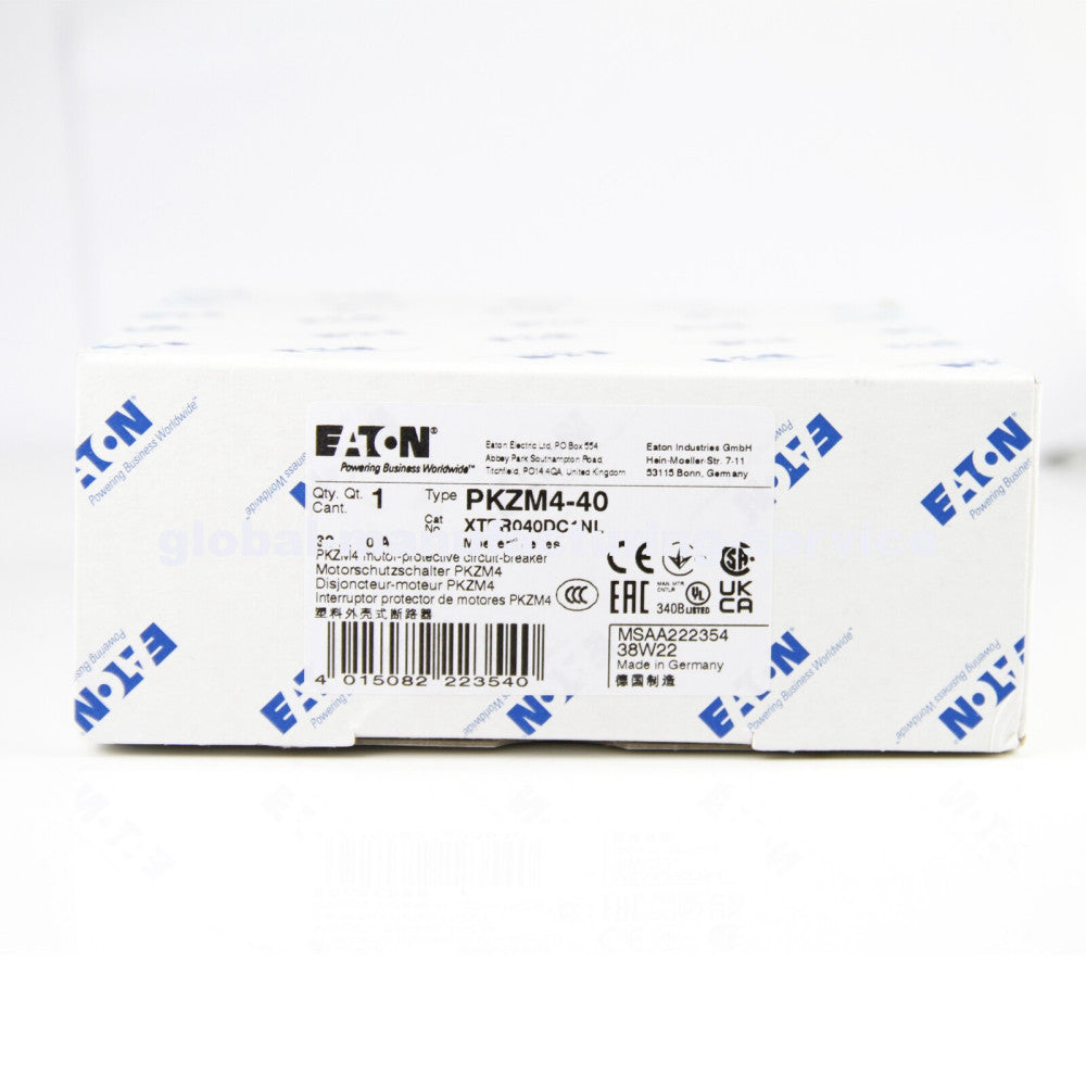 New In Box EATON MOELLER PKZM4-40 Circuit Breaker