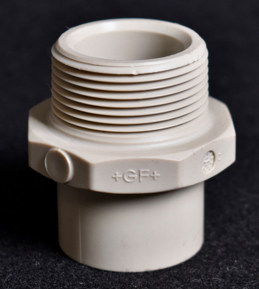 Georg Fischer 40mm 1-1/4" Male Adapter NRT + PP Butt Fusion 727.914.659