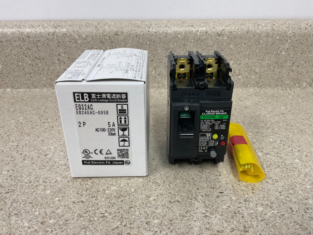 Fuji Electric EG32AC EB2AEAC-005B 2Pole, 5Amp NEW