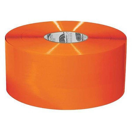 Mighty Line 6Ro Industrial Safety Floor Marking Tape Vinyl Orange, 6" W X 100