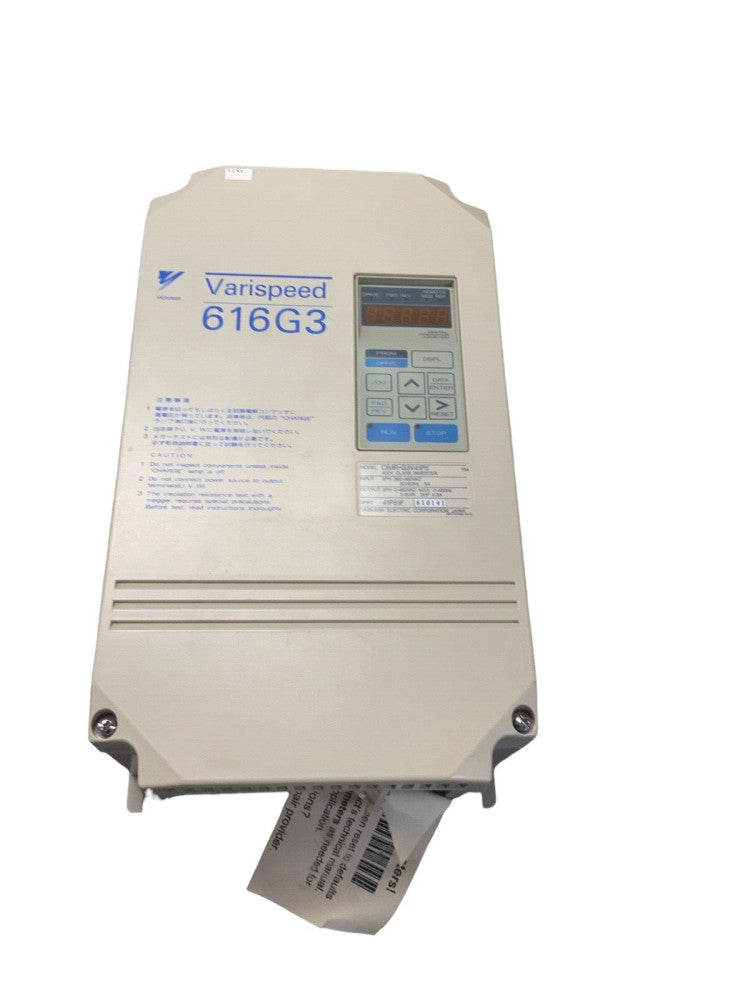 Yaskawa CIMR-G3V41P5 DRIVE VARISPEED AC DRIVE 380-460 VAC INPUT 50/60 HZ