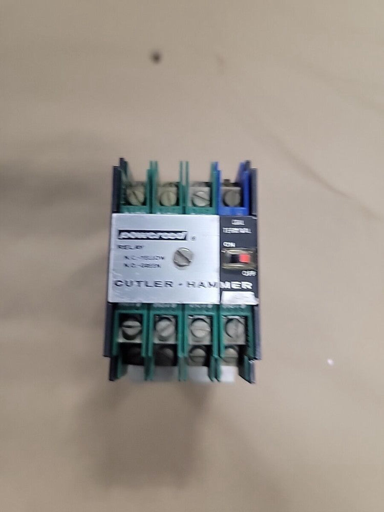 CUTLER HAMMER D40RB TYPE R POWEREED RELAY 120/240V COIL 120VDC (D40RPA D40RPB)