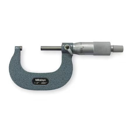 Mitutoyo 103-262 Micrometer,1 To 2",0.0001,Ratchet