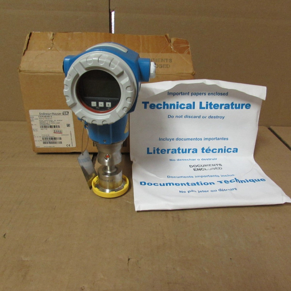 ENDRESS+HAUSER PMP75-1HE00/101 CERABAR S PRESSURE SENSOR NIB, MAKE OFFER!!