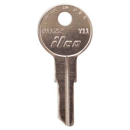 Kaba Ilco 01122-Y11 Key Blank,Brass,Type Y11,5 Pin,Pk10