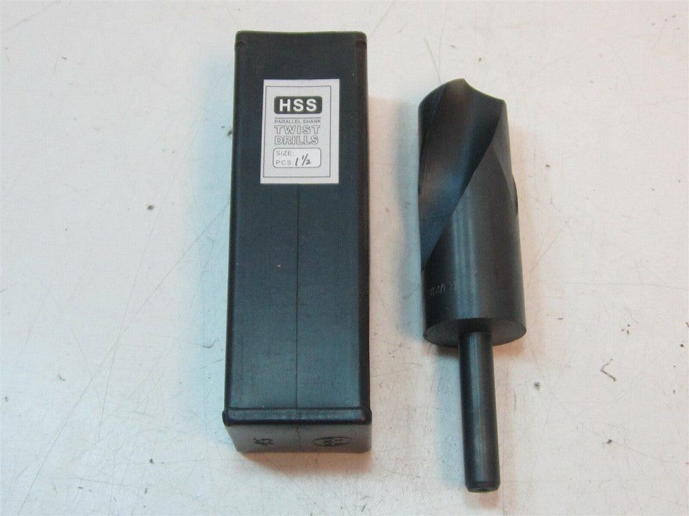 (1341320) HSS 1-1/2 x 1/2" x 3" x 6" OAL HSS RH Spiral Silver & Deming Drill Bit