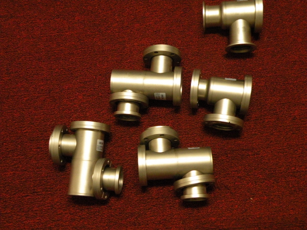 Assortment of (5) Varian Vacuum Valve Bodies 1.5" SSV 