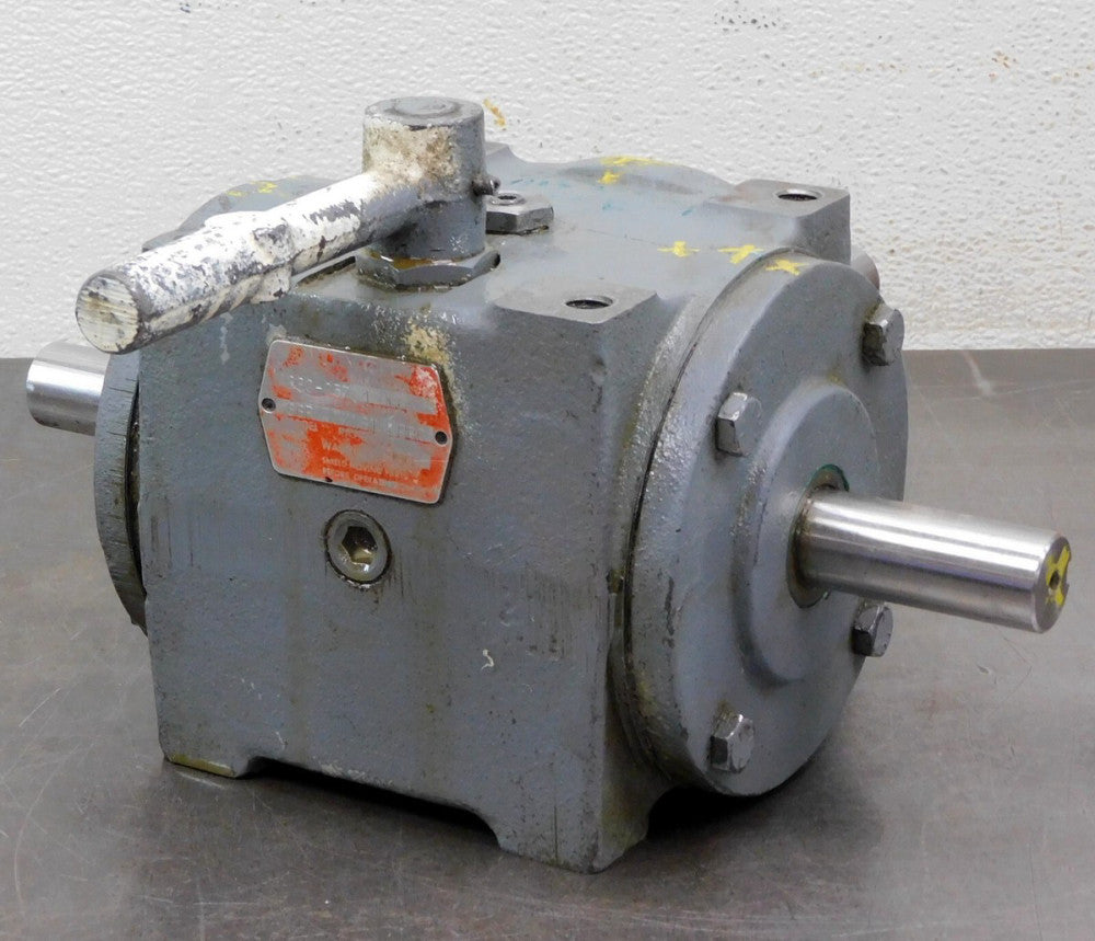 Hub City 66R 1/1ST LRBC Right Angle Speed Reducer 1:1 Ratio 2 Output Reversible