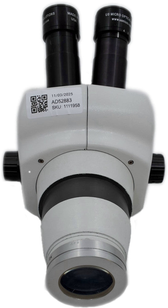 US Micro StereoZoom Binocular Microscope w/ Objectives