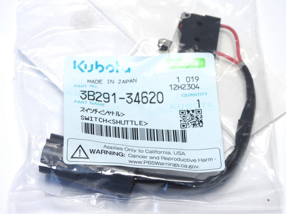 Kubota 3B291-34620 Switch Shuttle Genuine OEM New