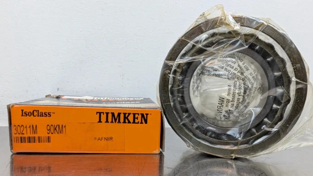 Timken 30211M 90KM1 Tapered Roller Bearing Cone & Cup 55mm ID 100mm OD 21mm Wide