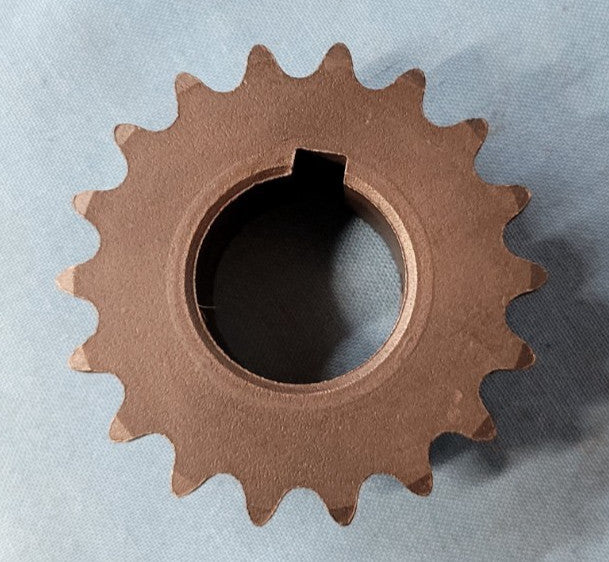 MARTIN ROLLER CHAIN SPROCKET M/N: 35BS18 1 BORE: 1/2"  18 TEETH  PITCH: 3/8"