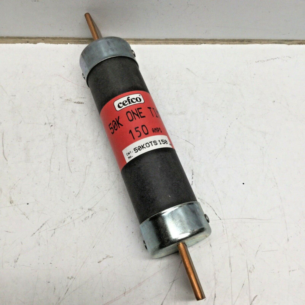 GEC ALSTHOM 50KOTS150 Class K5 One Time Fuse 150A 600V cefco 50KOTS 150