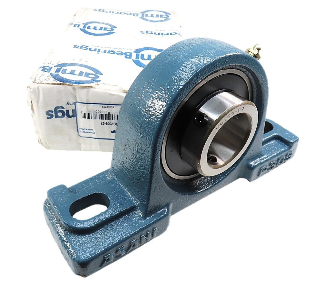 AMCI UCP309-27  Asahi 2-Bolt Pillow Block  1-11/16" Bore NEW IN BOX