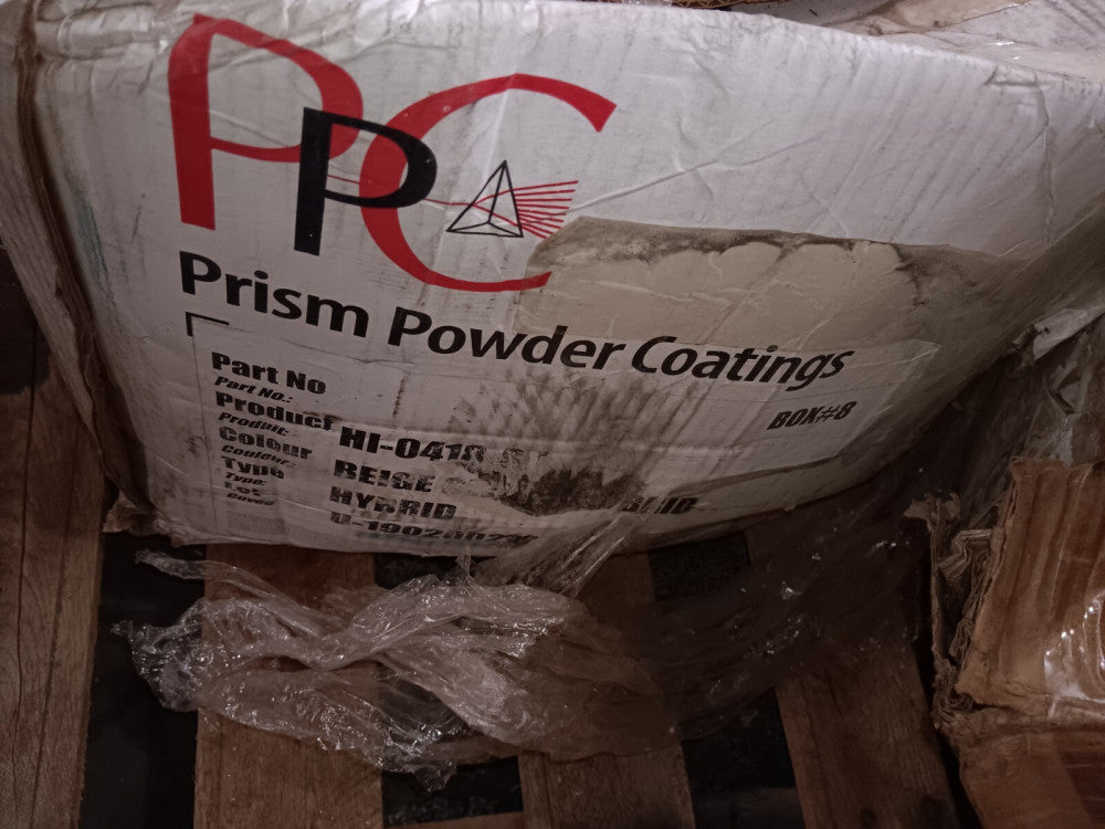 PRISM POWDER COATING HI-0418, BEIGE, HYBRID,  HIGH GLOSS, 55 LB BOX *SHIPS FREE*