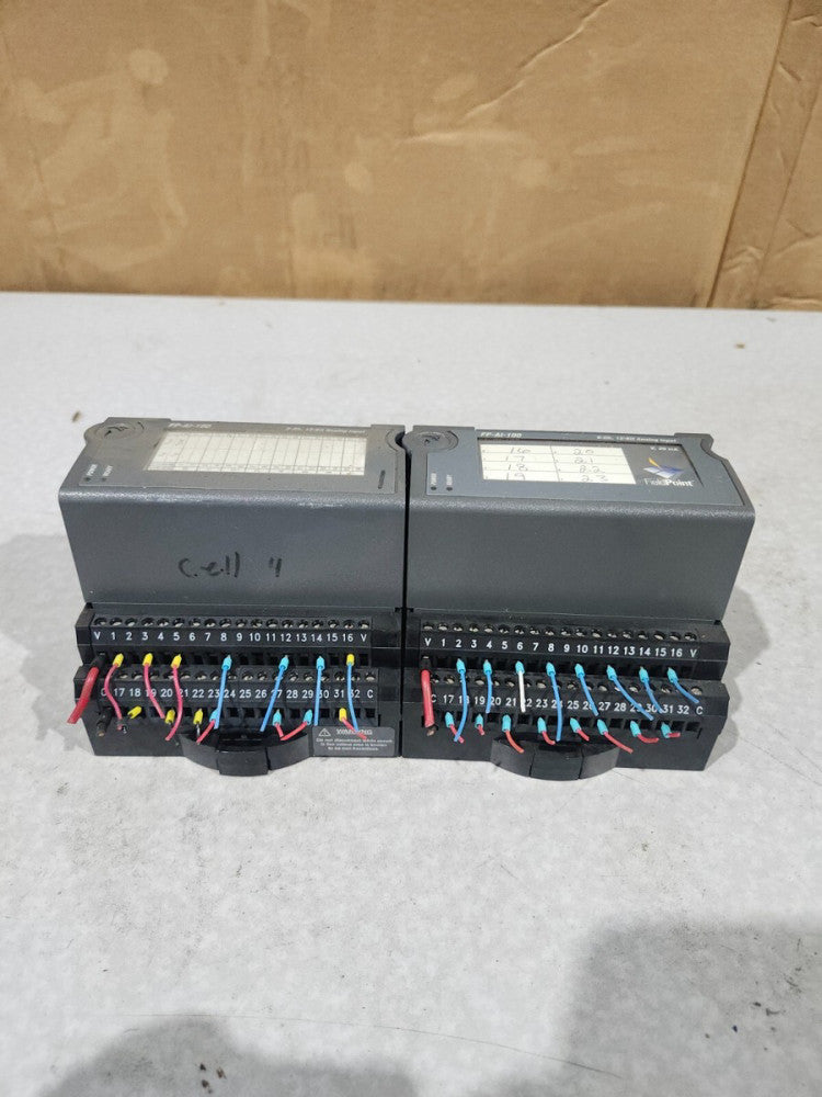 USED LOT OF 2 National Instruments 8-Channel Analog Input Module FP-AI-100