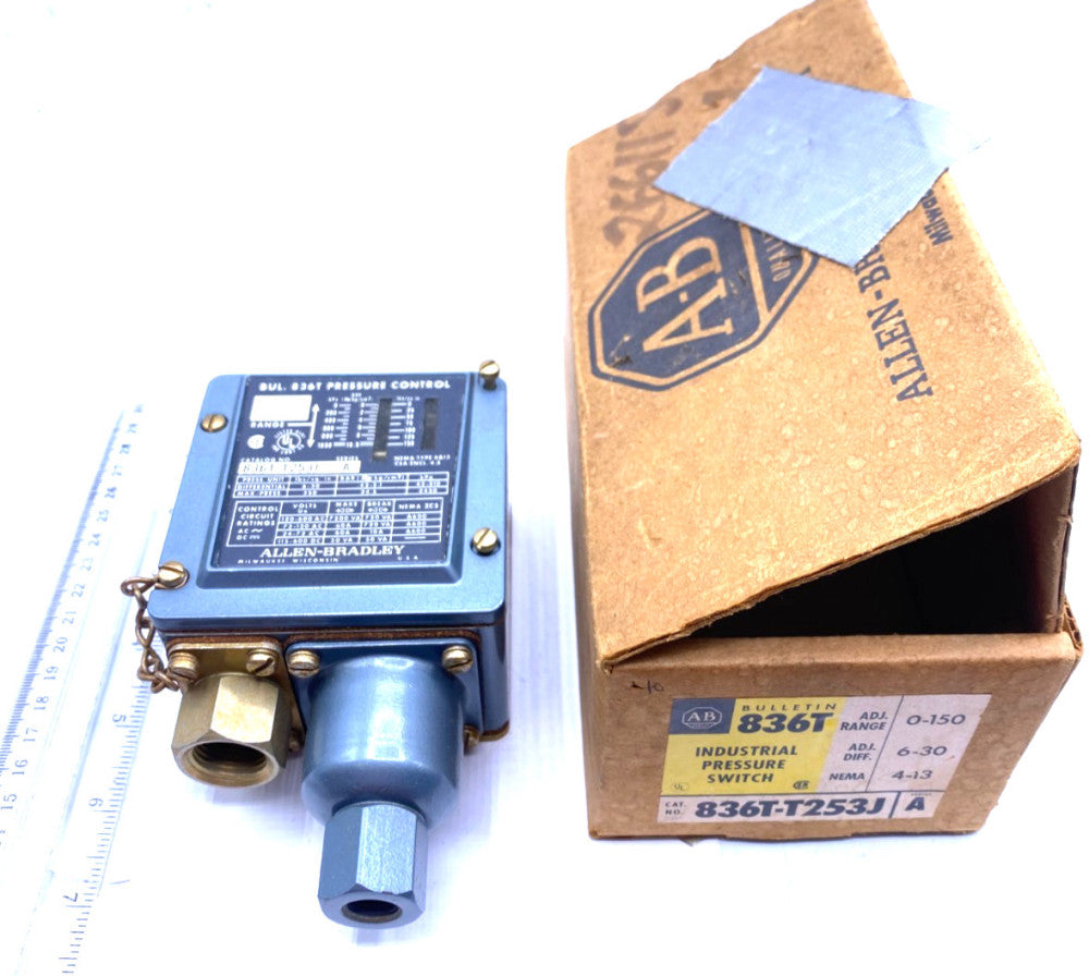 Allen Bradley Industrial Pressure Switch 836T-T253J NIB