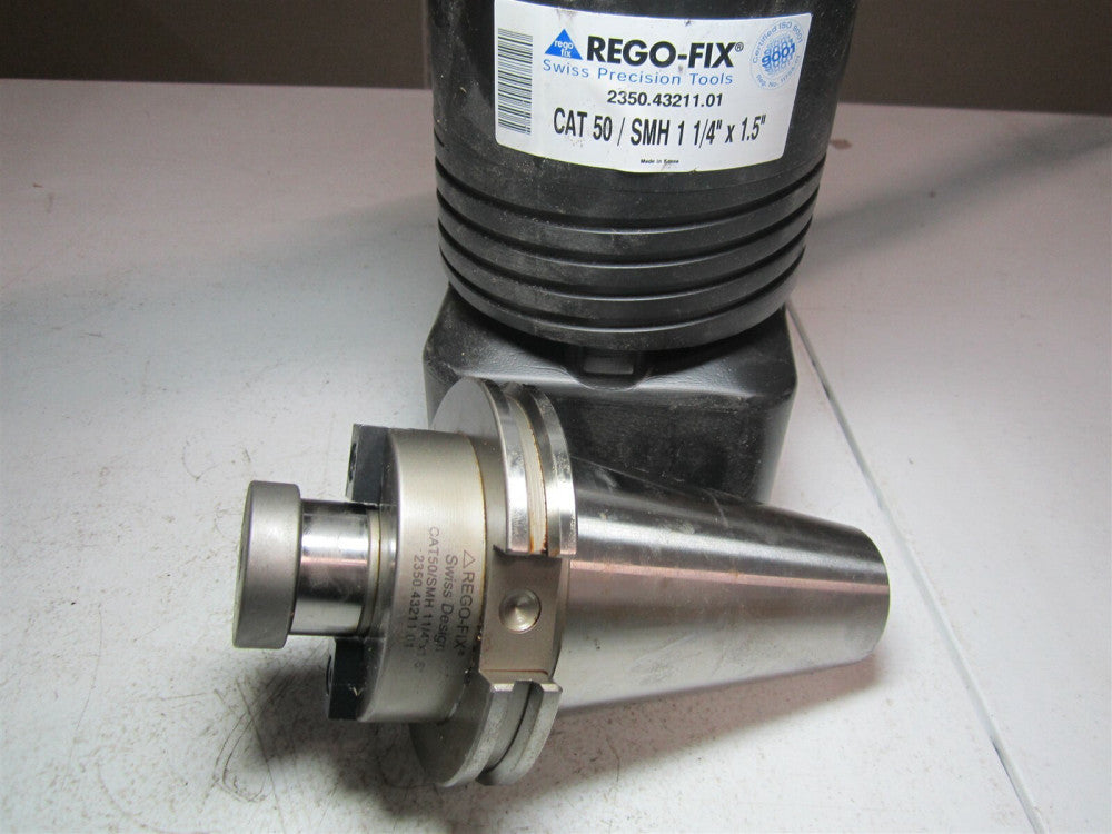 Rego-Fix (2350.43211.01) CAT 50 SMH 1-1/4" x 1.5" Chuck Adapter Tool Holder