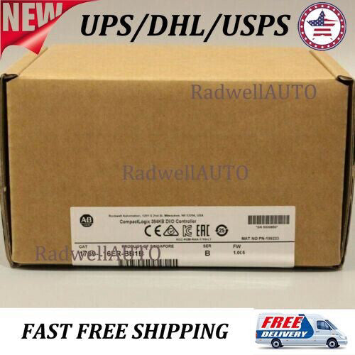 1Pc New Factory Sealed AB 1769-L16ER-BB1B /A CompactLogix 384KB DI/O Controller
