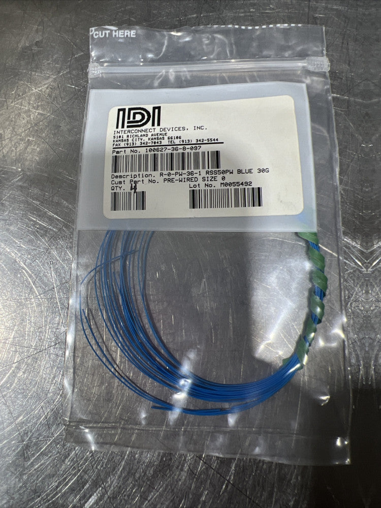 IDI Interconnect Devices R-0-PW-36-1 RSS50PW Blue Partial Pack Of 4 Nos Surplus