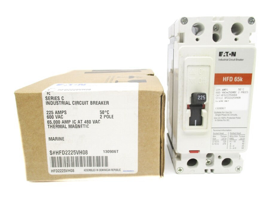 EATON HFD2225VH08 SER. C 225A 600VAC NSMP