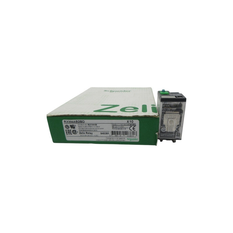 SCHNEIDER ELECTRIC RXM4AB2BD 24VDC 6A (PKG OF 10) NSMP