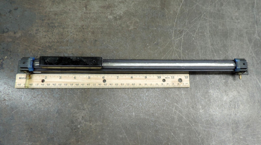 Tol-O-Matic Used Pneumatic Band Slide Solid Bearing Rodless Cylinder BC205
