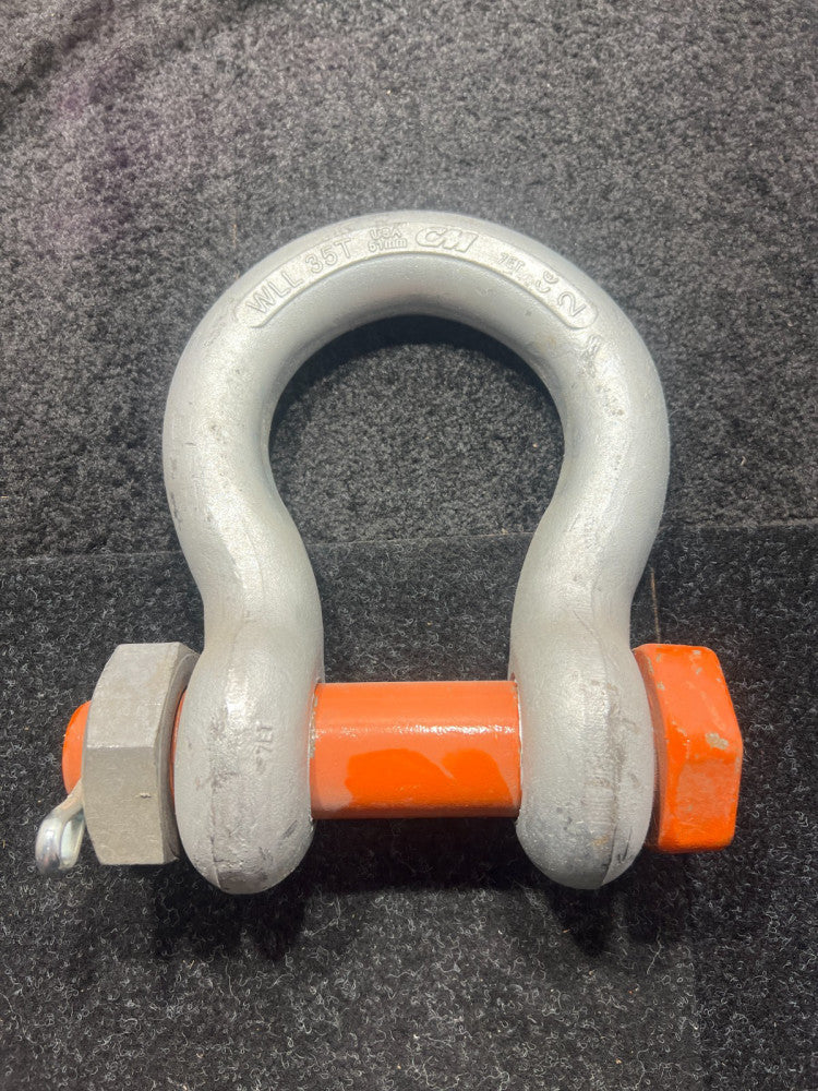 Columbus McKinnon 7ET 2" Screw Pin Anchor Shackle 51mm WLL 35T