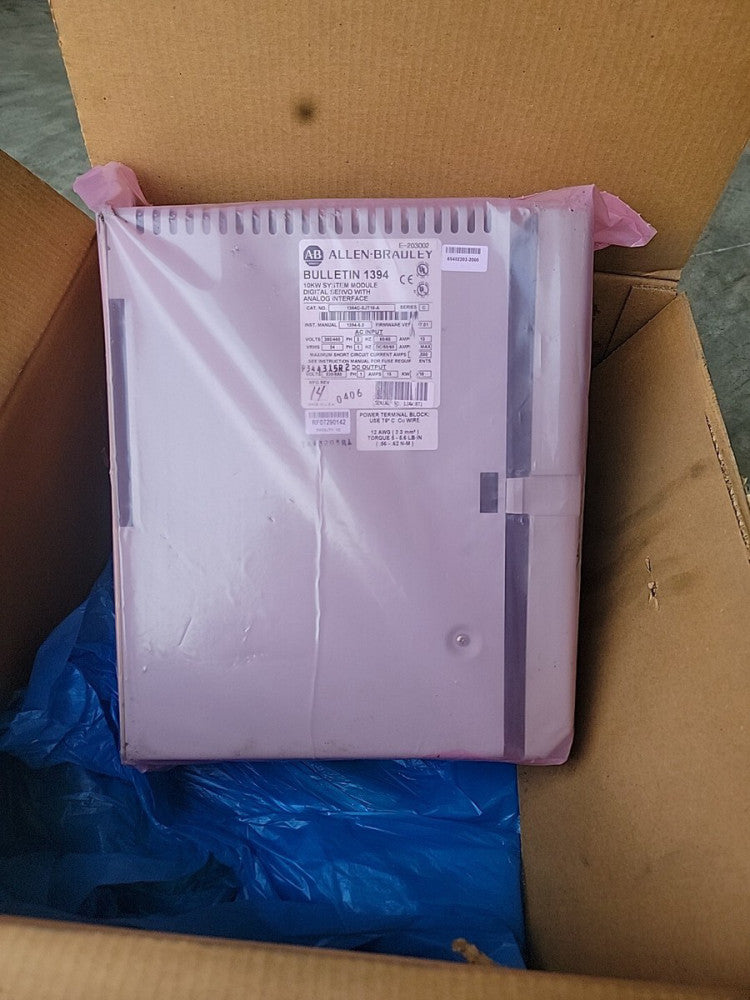 ALLEN BRADLEY 1394C-SJT10-A SER. C NNB 10KW DIGITAL SERVO  CONTROLLER W/ ANALOG