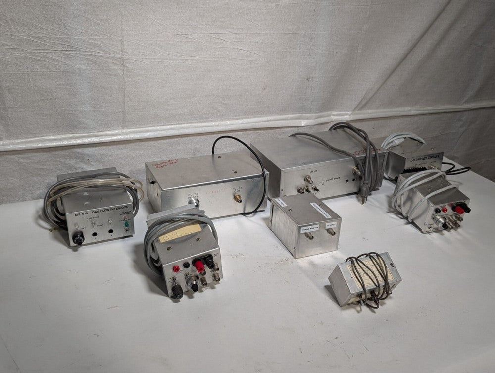 Lot of custom scientific equipment: Negative/positive pulse driver, deflection..