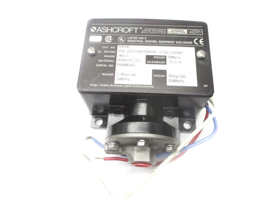 ASHCROFT B464B 30/500PSI NSNP
