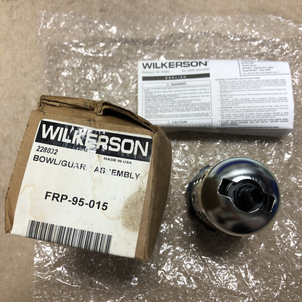 NEW Wilkerson FRP-95-015 Bowl/Guard Assembly 