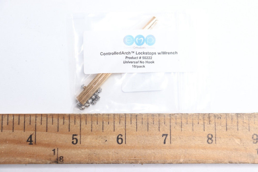 (10-Pk) EOP Universal Archwire StopLocks with Wrench 50222