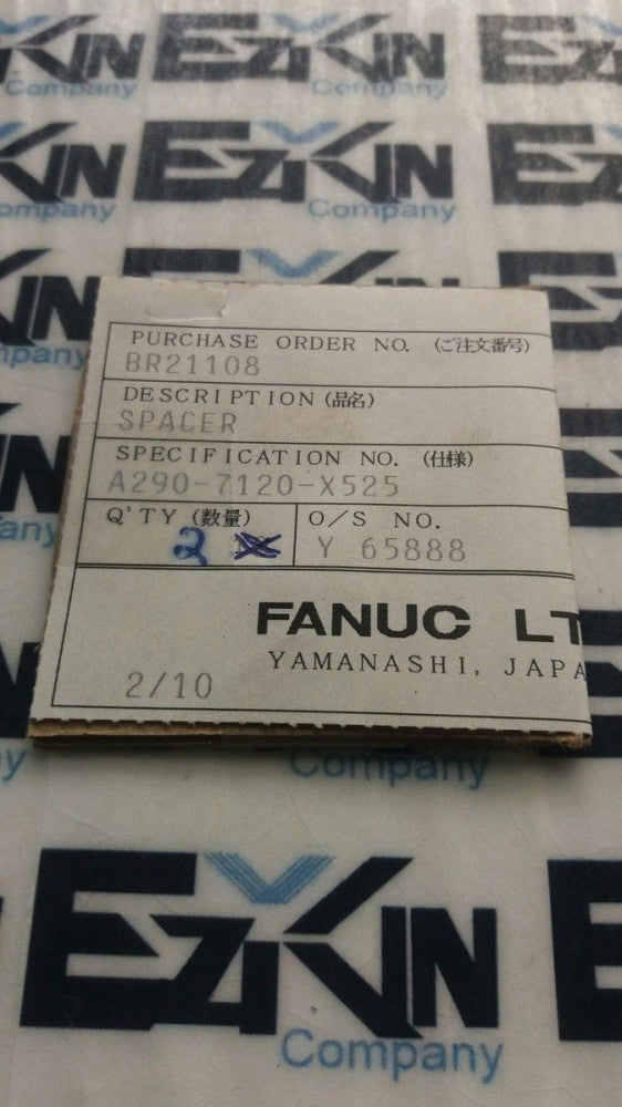 Fanuc A290-7120-X525 CNC Assy Spacer Lot of 2