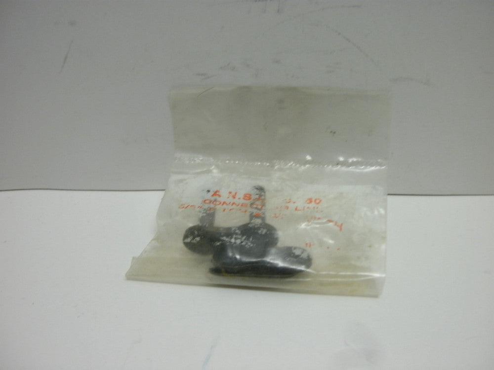 A.N.S.I. .50 CHAIN CONNECTING LINK OFF SET W/SPRING CLIP NEW IN BAG