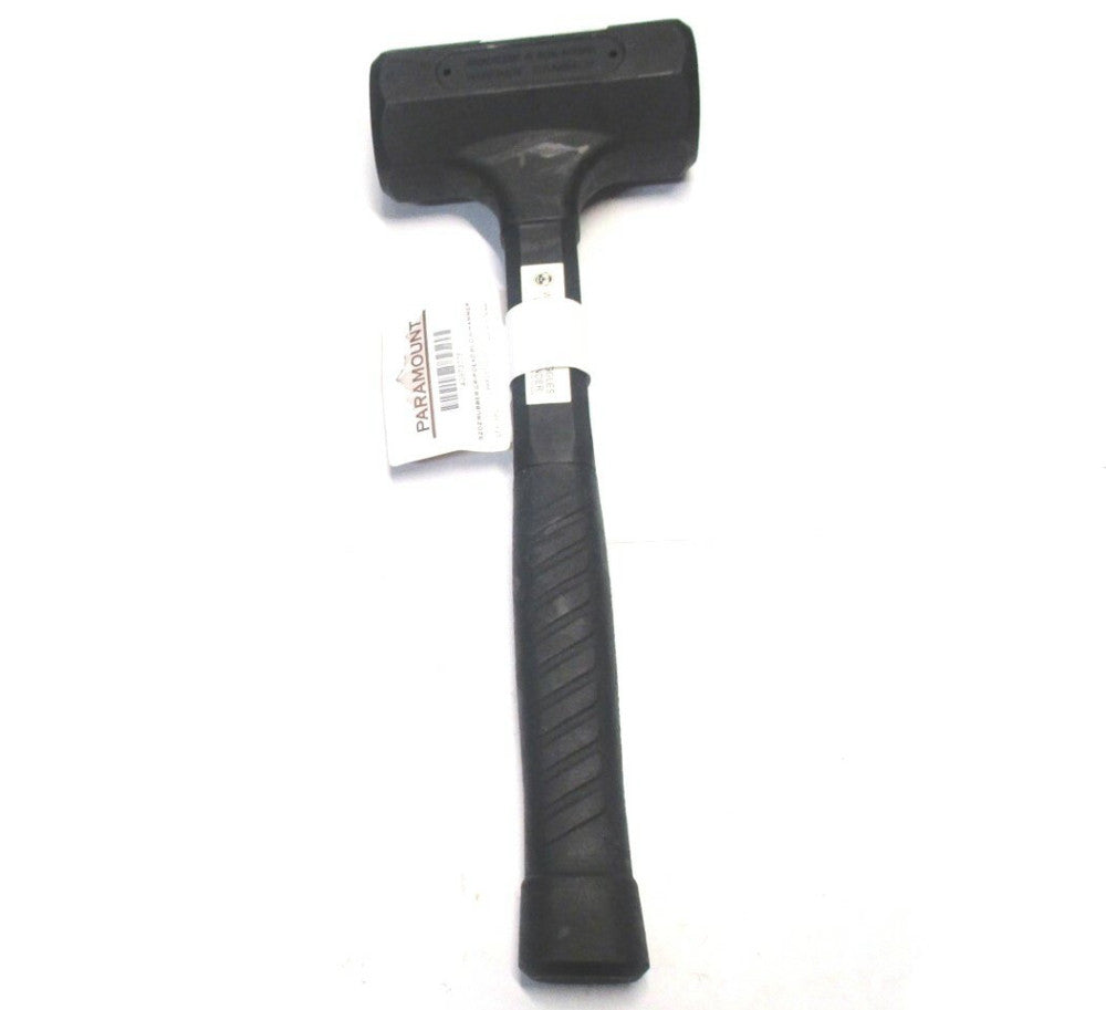 NEW 52 oz 2-1/8" Face 14-5/8" Diam Rubber Grip Rubber Head Dead Blow Hammer