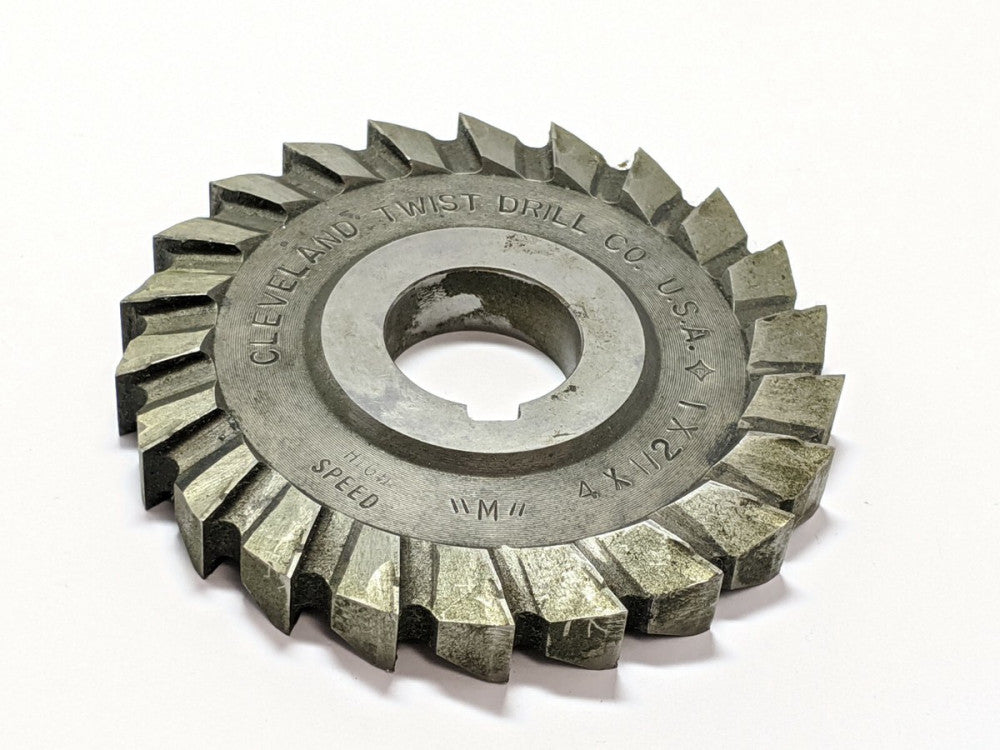 Cleveland Twist Drill 4” x 1/2” x 1” Mill Cutting Wheel 