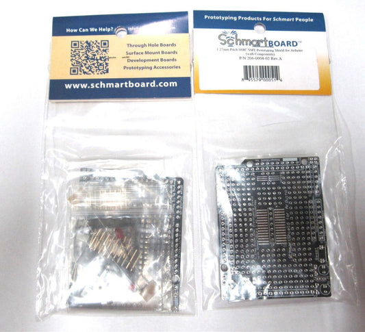 (206-0004-02) 1.27mm Pitch SOIC Surface Mount Prototyping shield Arduino Uno 2PK