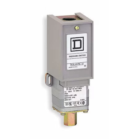 Telemecanique Sensors 9012Grg5 Pressure Switch, 1-Port 1/4-18 In Fnpt, Spdt, 3