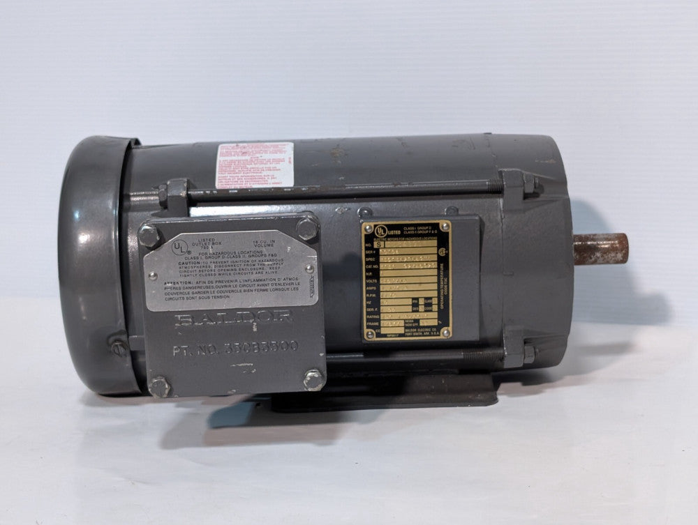 Baldor M13G 92485727 Hazardous Locations Electric Motor, 1 hp, 1140rpm, SF 1.00
