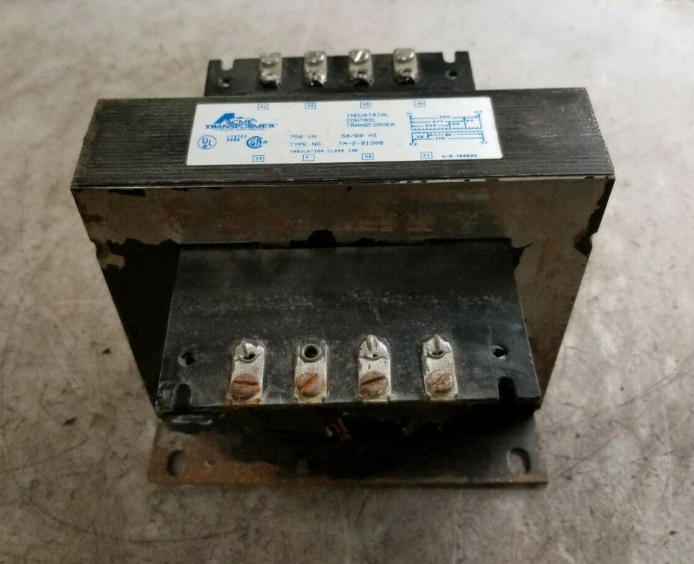 ACME 750 VA INDUSTRIAL CONTROL TRANSFORMER 115 LV 208/277 HV 1 PHASE  TA-2-81308